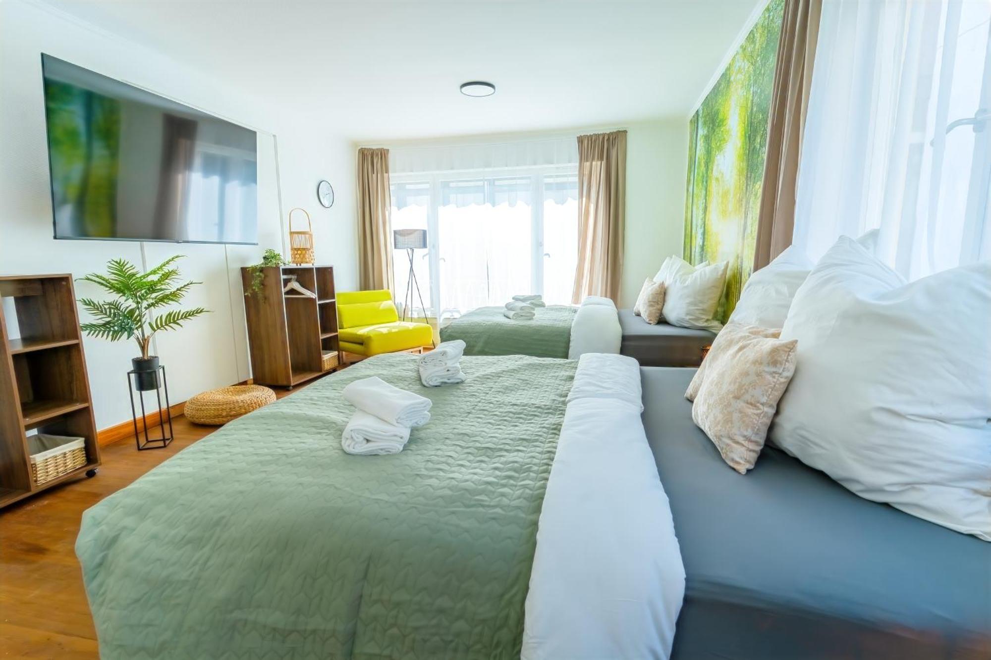 The Big Muenster Fuer Bis Zu 12, Whirlpool, Sauna, Zentral, Tischfussball, Balkon, Gasgrill Ulma Esterno foto