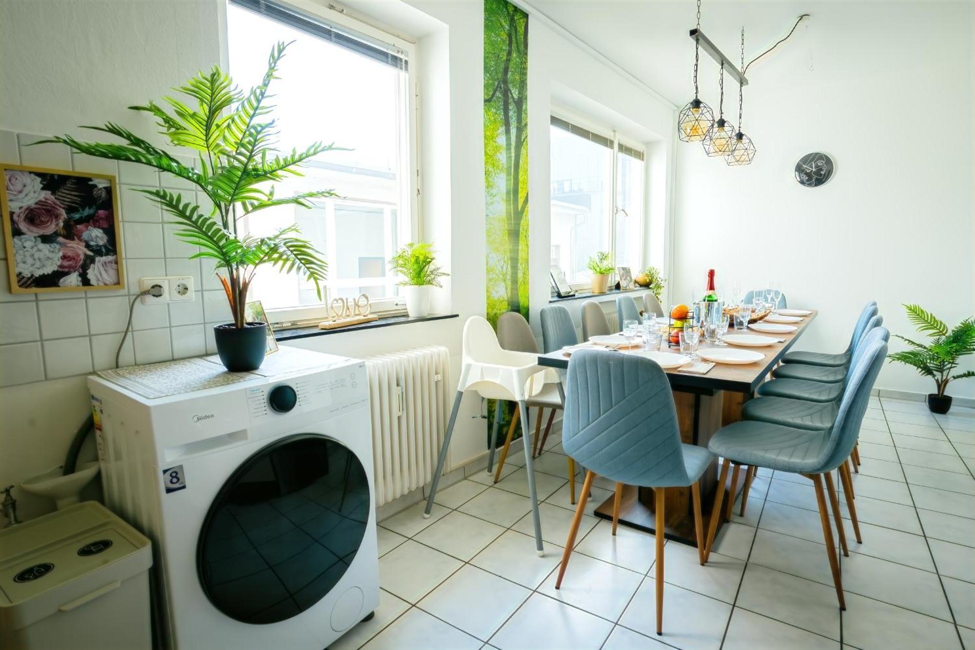 The Big Muenster Fuer Bis Zu 12, Whirlpool, Sauna, Zentral, Tischfussball, Balkon, Gasgrill Ulma Esterno foto