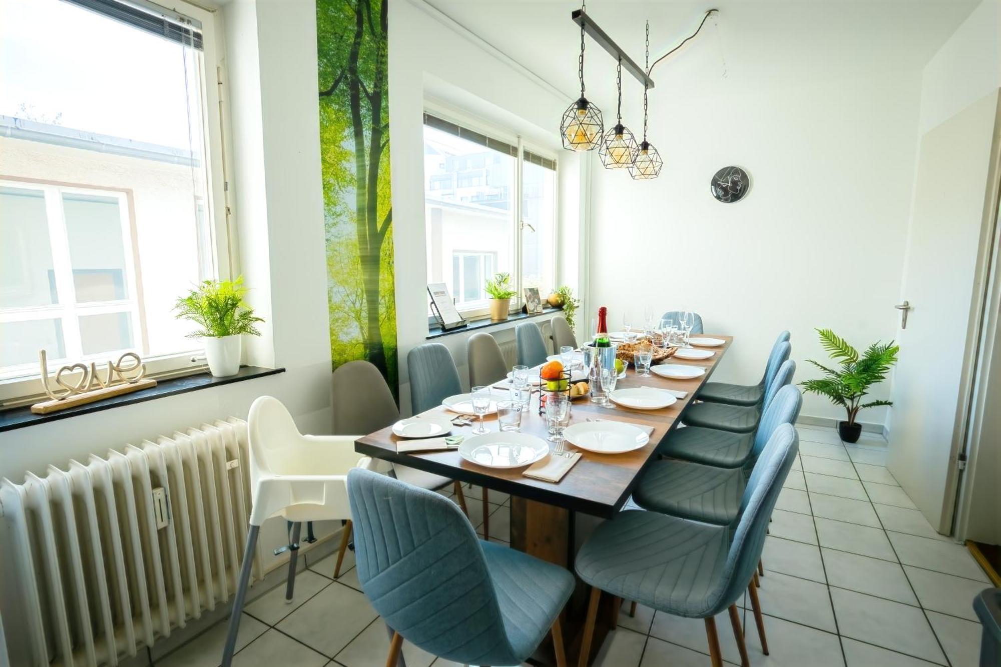 The Big Muenster Fuer Bis Zu 12, Whirlpool, Sauna, Zentral, Tischfussball, Balkon, Gasgrill Ulma Esterno foto
